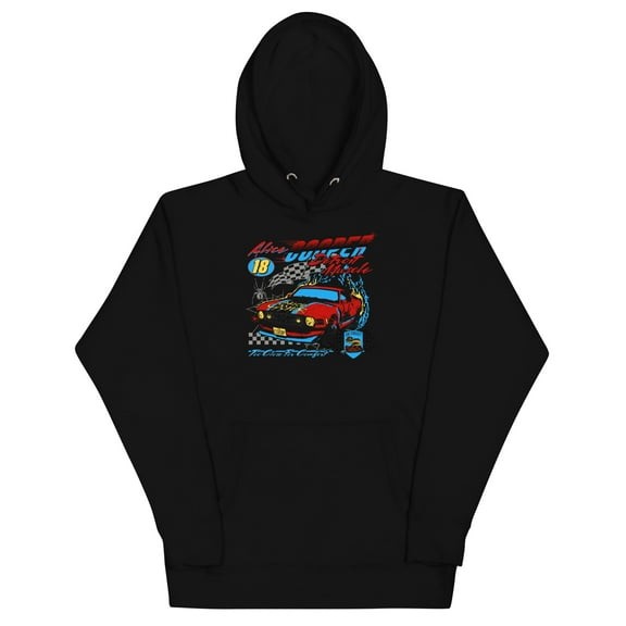 Alice Cooper - Racecar Unisex Hoodie - Black - Small