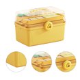 thumbnail image 3 of Storage Box, 3 Layer Large Capacity Partitioned Lightweight Water Proof First Aid Kit for Home Outdoor, 3 of 7
