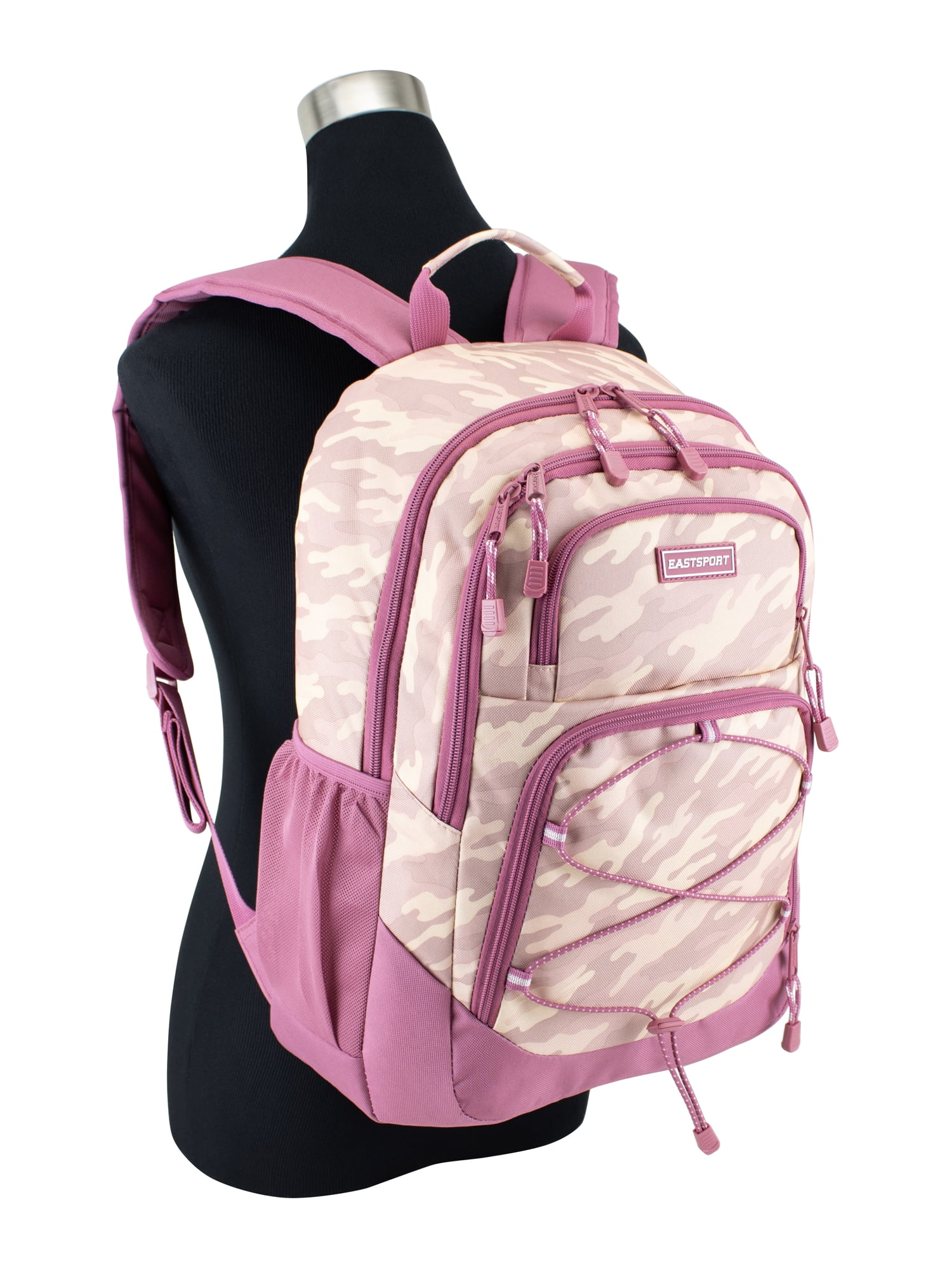 Eastsport Surge Sport Backpack, Pink Fluid Camo