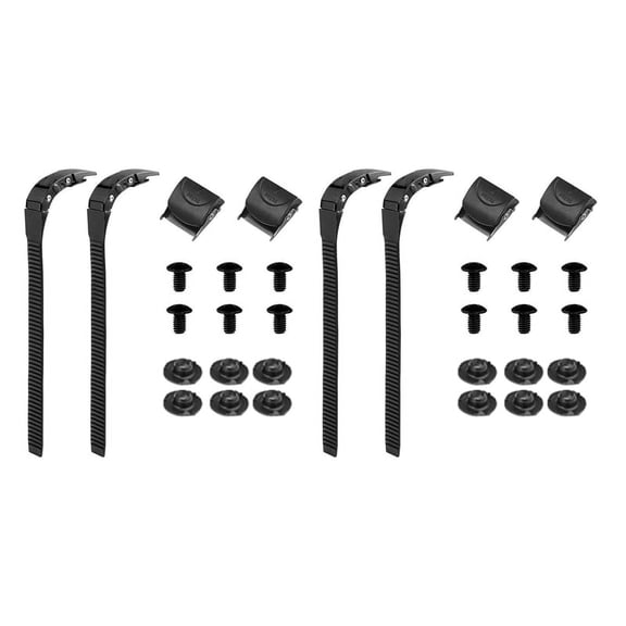 4 Set Replacement Inline Skate Strap Skating Shoes Energy Strap Skate Strap Buckles Screws for Men Women Kids