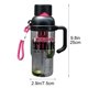 thumbnail image 3 of Botella de agua de plástico para beber, jarra de hidratación bidireccional con pajita y sorbo directo, botella deportiva portátil sin BPA, recipiente reutilizable a prueba de derrames para el hogar,, 3 of 6