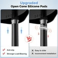 thumbnail image 3 of Shisuyan Hamitor Corner Shower Shelf Adjustable 4 Tiers Telescopic Shower Storage Rack Towel Rack Shampoo Holder Bathroom Accessory, 3 of 8