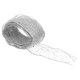 thumbnail image 1 of rollo de cinta de malla brillante con alambre para envolver regalos, coronas, manualidades y decoraciones navideñas., 1 of 7