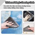 thumbnail image 3 of Thickened Magic Cleaning Cloth No Watermark Glass Wiping Cloth Reusable Window Glass Mirror Cleaning Rag Towel for Kitchen Auto 30x40cm 1pcs, 3 of 6