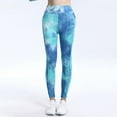 thumbnail image 2 of Gibobby Pantalones de yoga Pantalones de Fitness de de cadera de cintura alta para mujer, sin costuras, sensación desnuda, para correr, ropa deportiva, pantalones de Yoga con(Azul, S), 2 of 4