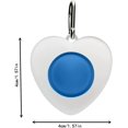 thumbnail image 5 of 2021 New Fidget Dimple Toy Keychain Pendent, Silicone Bubbles Flipping Board Toy, Stress Relief Simple Sensory Dimple Toy for Concentration Training, Hand Exercise Educational Toy for Kid Adult (#12), 5 of 5