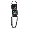 thumbnail image 3 of Flmtop Outdoor Camping Hiking Survival Buckle Keychain Compass Thermometer Carabiner, 3 of 6