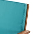 thumbnail image 5 of GDF Studio Navan Outdoor Acacia Wood 4 Seater Chat Set with Cushion, Teal and Brown, 5 of 7