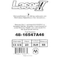 thumbnail image 4 of Mercury Laser II Boat Propeller 48-16547A46 | LH 13 3/4 x 23 P, 4 of 5