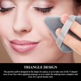 thumbnail image 4 of 12 Pieces Triangle Powder Puff Face Cosmetic Makeup Puff for Loose Powder Soft Body Washable Reusable Foundation Sponge Mineral Powder Wet Dry Makeup Tool(Black, Gray,Small), 4 of 5