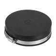 thumbnail image 3 of Uxcell 2 Pcs 4 Inch Mechanical Test Pipe Cap PVC Pipe Steel Plug Cover Black, 3 of 7