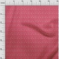 thumbnail image 2 of oneOone Cotton Jersey Red Fabric Geometric Bandhani Fabric For Sewing Printed Craft Fabric By The Yard 58 Inch Wide, 2 of 4