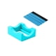 thumbnail image 4 of Cuna de silicona Macarena Soporte para vaso pequeño Antideslizante azul, 4 of 8