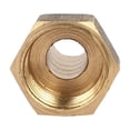 thumbnail image 3 of Conector de acoplamiento de tubo de latón de 3/8 BSP hembra con barbilla de manguera de 10 mm 2 piezas, 3 of 3