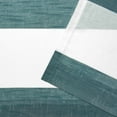 thumbnail image 2 of Exclusive Home Curtains 2 Pack Darma Sheer Linen Rod Pocket Curtain Panels, Teal, 50x84, 2 of 6