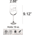 thumbnail image 4 of C&M Personal Gifts It's Wine O' Clock 19 oz. Wine Glass, 4 of 4