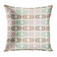 thumbnail image 1 of BOSDECO Geometry Ethnic Boho Scribble Retro Rapport Ikat Abstract Aztec Bali Blouse PillowCase Pillow Cover 18x18 inch, 1 of 1