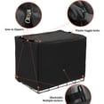 thumbnail image 3 of Seamander Dog Crate Cover,22",Black, Durable Waterpoof and Windproof Dog Crate and Pet Kennel Cover, Fits 1-door, 2-doors, 3-doors steel wire Dog Crate and Pet Kennel, 3 of 4