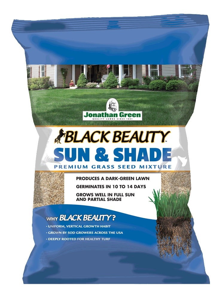 Jonathan Green 12002 Black Beauty Sun & Shade Grass Seed Mixture 3 Lb 