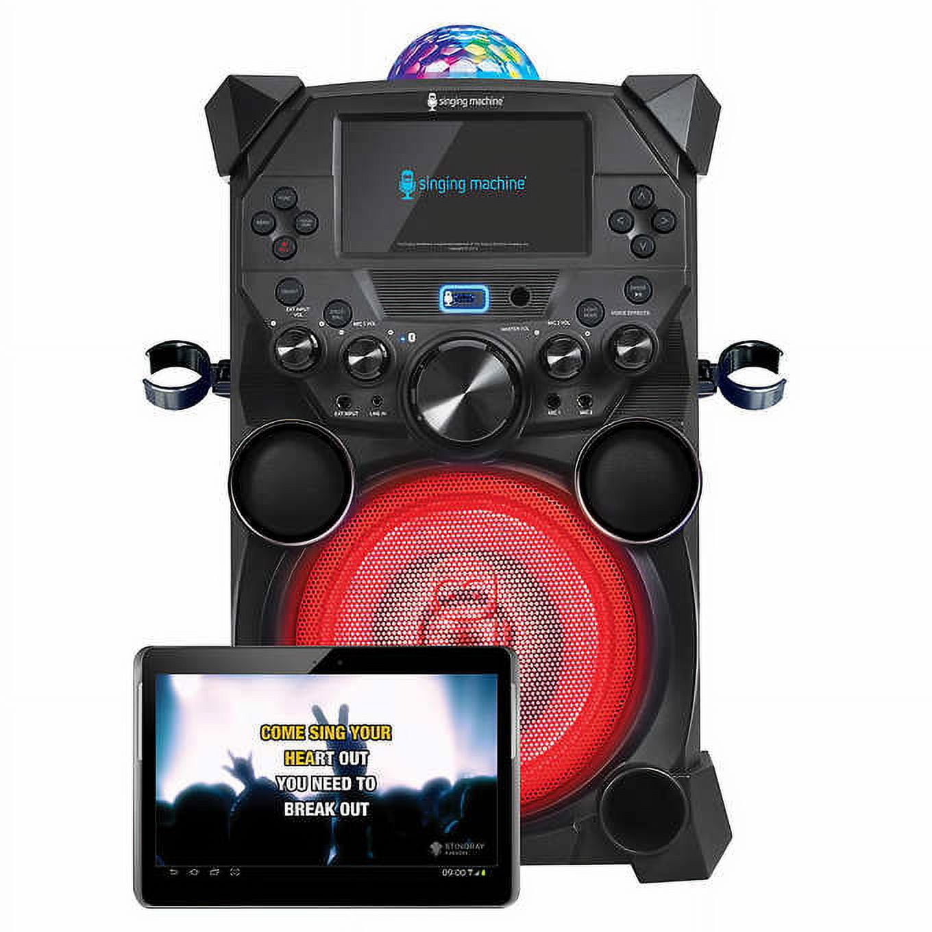 Singing Machine SDL9039 Fiesta Plus Hi-Def Karaoke System with LCD Monitor
