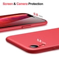 thumbnail image 4 of JETech Upgraded Slim (0.85 mm Thin) Case for iPhone XR 6.1-Inch, Camera Lens Cover Full Protection, Slim Fit Ultra Thin Lightweight Matte Hard PC, Support Wireless Charging (Red), 4 of 7