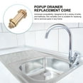 thumbnail image 4 of RENACLIPY 3-Piece Bathroom Sink Push Button Popup Drain Set in Golden Copper Finish for Vanity and Basin, 4 of 8