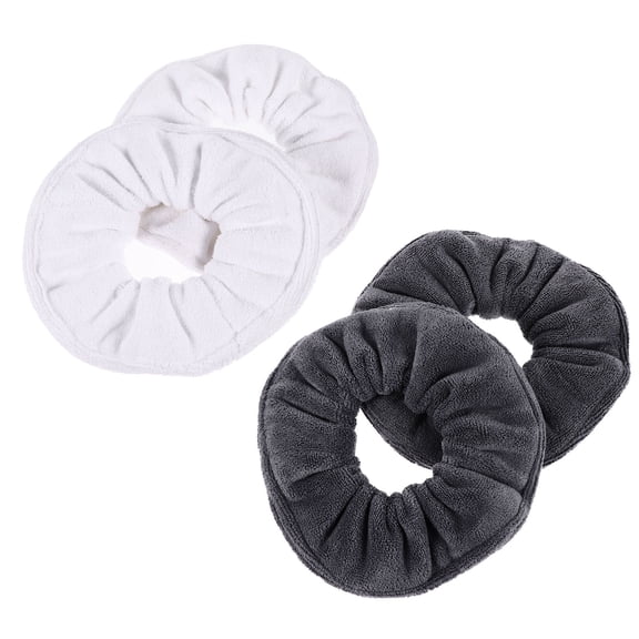 ifundom 4Pcs Absorbent Microfiber Hair Ties for Fast Hair Drying and Secure Hold Assorted Colors