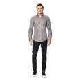 thumbnail image 4 of Camisas Para Hombre Manga Larga Lisa Regular Fit Basica, 4 of 4