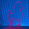thumbnail image 2 of Handmadetneonsign Poodle Neon Sign, Poodle Dog Wall Art Decor, Pet Spa Grooming Wall Decor, 2 of 4