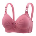 thumbnail image 2 of idosla Women Padded Push Up Bras Seamless Soft Underwire T-Shirt Bra (Hot Pink, 46), 2 of 6