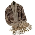 thumbnail image 2 of Gpaecead Women's Fashion Long Shawl, Classic Tassel Soft Scarf Retro Hand Embroidery Large Blanket Wrap Shawl Free Size Beige, 2 of 3
