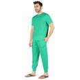 thumbnail image 3 of Inkmeso SolidPajama Set For Mens Short Sleeve Sleepwear Round NeckNightwearPj Set, 3 of 7