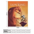 thumbnail image 3 of The Lion King Blanket, Super Soft Cozy Flannel Throw Blanket Bedding Gifts for Kids Adults, Warm Fleece Blankets for Sofa Couch Chair Bed Living Room 40"x30", 3 of 8