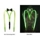 thumbnail image 5 of 2 Pcs/Set, Light Up Men's LED Suspenders And Bow Tie, Perfect for Music Festival Halloween Costume Party, Christmas, 5 of 5