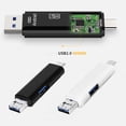 thumbnail image 3 of Card Reader USB 3.1 Type-c Interface TF Adapter Converter TF Card High Speed OTG Reader, Black, 3 of 9