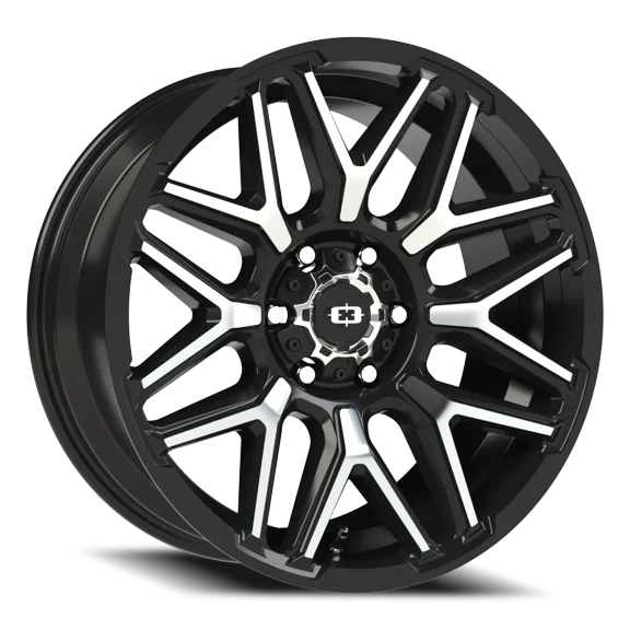 22x10 Vision 305 Rekluse Gloss Black Machined Face Wheel 6x135 (-19mm)