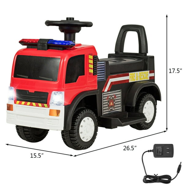 Fire truck best sale power wheels walmart