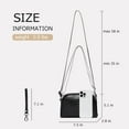 thumbnail image 4 of Small Crossbody Bags for Women Genuine Leather Wristlet Clutch Purses Crocodile Pattern Crossbody Purse, 4 of 7