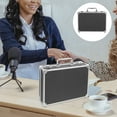 thumbnail image 4 of Shisuyan Portable Tool Box Aluminum Alloy Storage Case Document Instrument Box Tools Container with Sponge Lining, 4 of 9