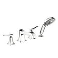 thumbnail image 2 of hansgrohe 31314831 Metris C Four Hole Roman Tub Set Trim 5.0 GPM Polished Nickel, 2 of 3