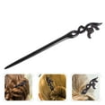 thumbnail image 6 of FRCOLOR Wooden Hairpin Hairpin Elegant Hair Stick 18.5X2.5X0.5CM, 6 of 8
