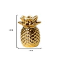 thumbnail image 2 of 10 juegos de adornos de estatuil de de cerámica l hogar de estantería del gabinete del escritorio de Baoblaze Adorno de cerámica de piña, 2 of 8