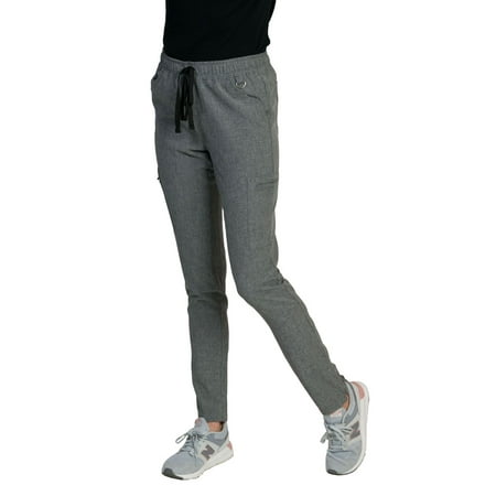 

Medgear Fusion-Avalon Women s 6-Pocket Skinny Pants Heather Graphite L