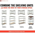 thumbnail image 6 of AR Shelving Versatile Customizable Storage Collection for Garage, Home and Office 35"x71"x18" 4-Tier Metal Shelf 2000 lb Galvanized Finish, 6 of 18
