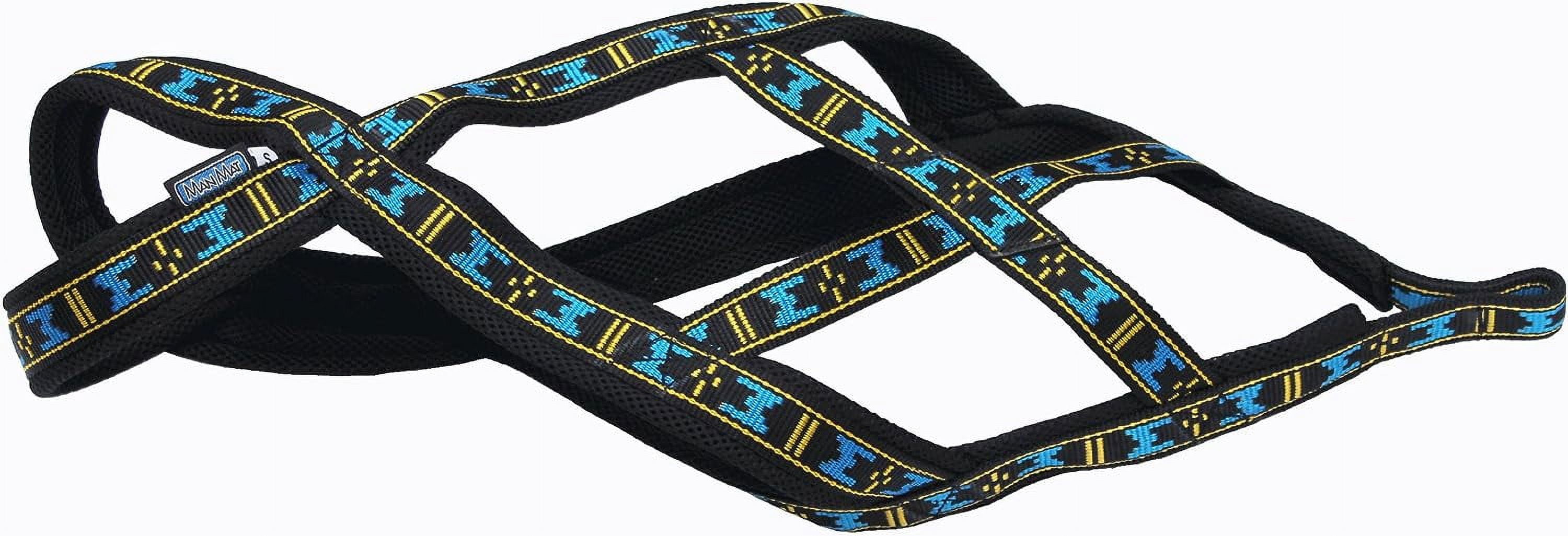 Weight Pulling Sledding Dog Harness X-back Style Black Small, 18' Neck Circumference