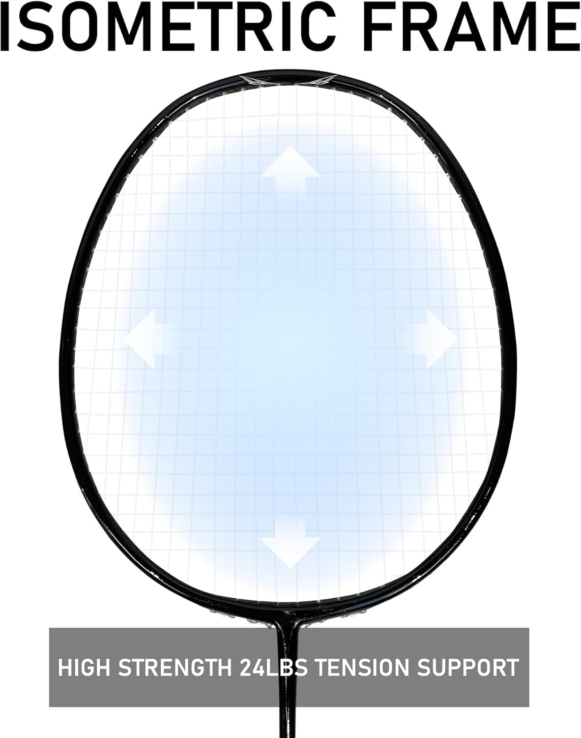 Badminton Rackets Set with Nylon Shuttlecocks
