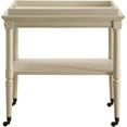 thumbnail image 2 of Home Roots Furniture 286343 32 x 30 x 18 in. MDF & Solid Wood Leg Tray Table - Antique White, 2 of 4