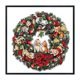 thumbnail image 1 of Cuadros Decorativos Guirnalda de Navidad Punto de cruz completo 11CT Hilo de algodón DIY Arte impreso (szx2371) Tmvgtek embutido en tela, 1 of 9