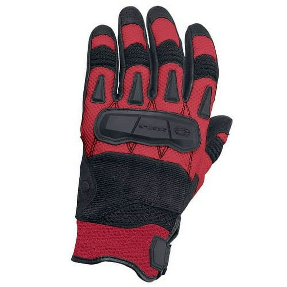 Castle Blast Air Flow Motorcycle Gloves Red MD