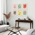 thumbnail image 3 of Flower Market Poster Set of 6, Vintage Flower Market Wall Art Prints, Abstract Colorful Floral Wall Art Decor, Minimalist City & Flower Canvas Painting Pictures for Aesthetic Room, Bedroom, Living, 3 of 6